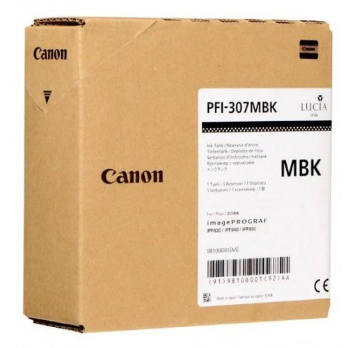 Картридж CANON PFI-307 MBK матовый черный