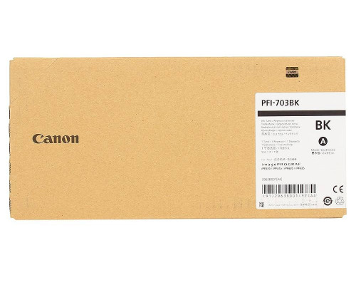 Картридж CANON PFI-703 BK черный