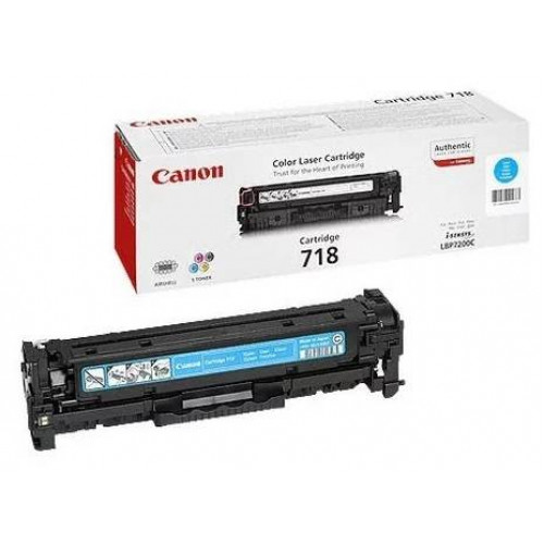 Картридж CANON 718 C голубой