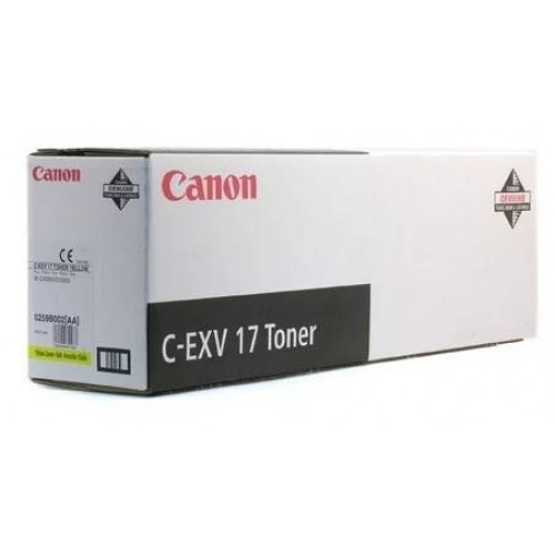 Тонер CANON C-EXV17 Y желтый