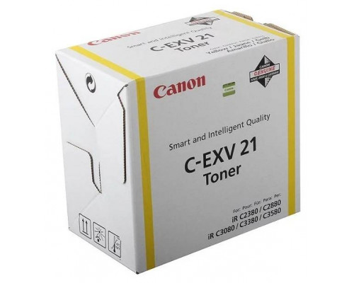 Тонер CANON C-EXV21 Y жёлтый
