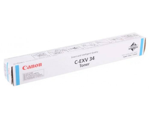 Тонер CANON C-EXV34 C голубой