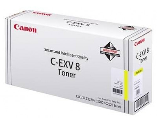 Тонер CANON C-EXV 8 Y жёлтый