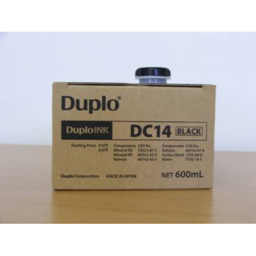 Краска DUPLO DC14 DP-C100/C105/C203/C205/M300/M400/L200/L500 (90115, черная, 600мл) (о) (ПРОДАВАТЬ КРАТНО ДВУМ ШТУКАМ!!)