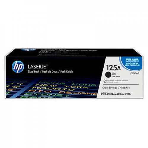 Картридж HP 125A лазерный черный упаковка 2шт (2*2200 стр)