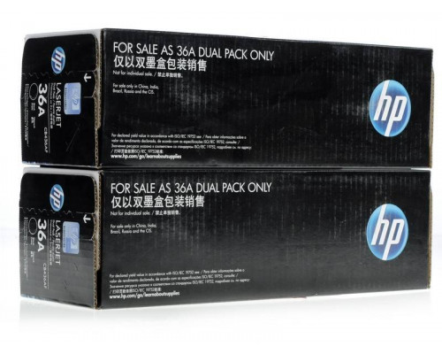 Картридж HP 36A лазерный упаковка 2шт (2*2000 стр)