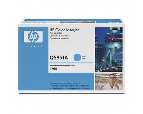 Картридж HP 643A лазерный голубой (10000 стр)
