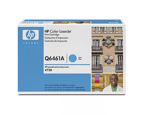 Картридж HP 644A лазерный голубой (12000 стр)