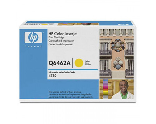Картридж HP 644A лазерный желтый (12000 стр)