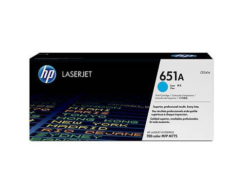 Картридж HP 651A лазерный голубой (16000 стр)