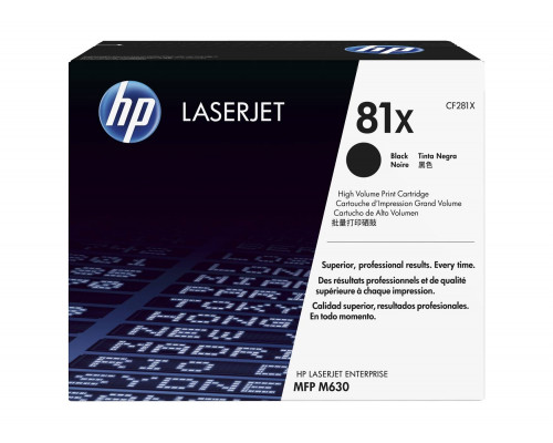 Картридж HP 81X лазерный увеличенной емкости (25000 стр)