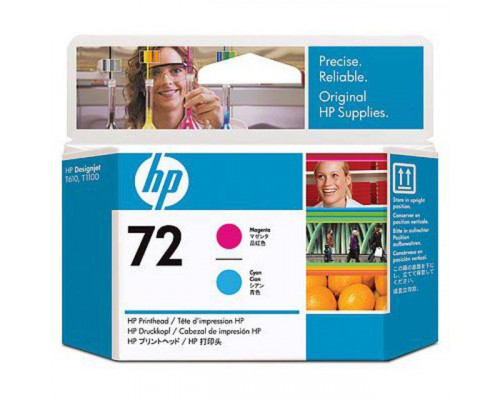 Печатающая головка HP 72 пурпурная и голубая (6000 стр)