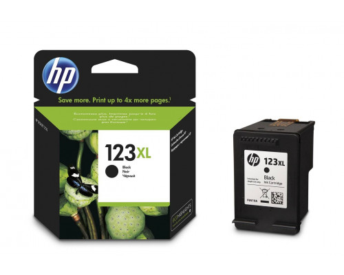Картридж HP 123XL струйный черный увеличенной емкости (480 стр)