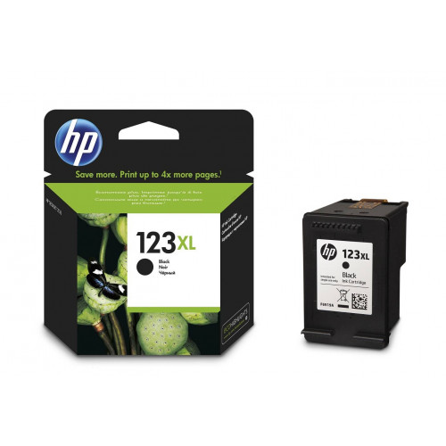 Картридж HP 123XL струйный черный увеличенной емкости (480 стр)