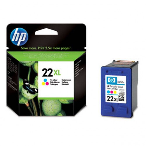 Картридж HP 22XL струйный трехцветный увеличенной емкости (415 стр)