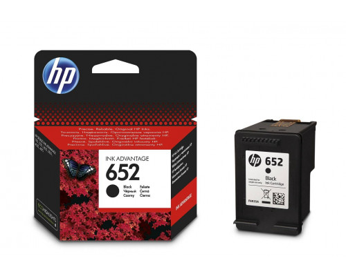 Картридж HP 652 струйный черный (360 стр)