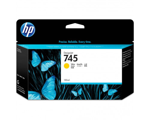 Картридж HP 745 струйный желтый (130 мл)