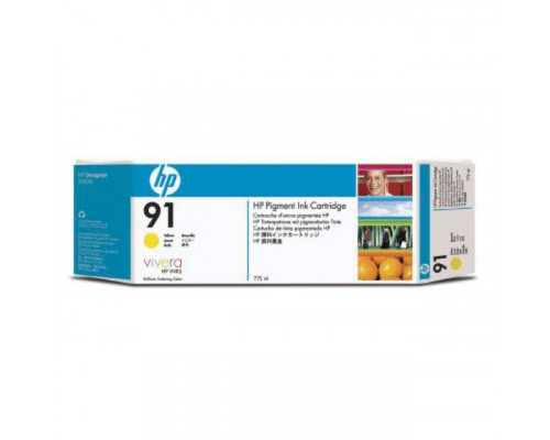 Картридж HP 91 струйный желтый упаковка 3 шт (3*775 мл)