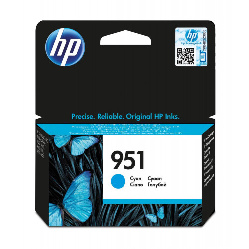 Картридж HP 951 струйный голубой (700 стр)