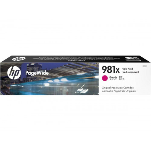 Картридж HP 981X струйный пурпурный увеличенной емкости (10000 стр)