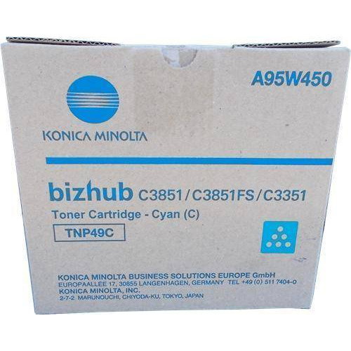 Тонер Konica-Minolta bizhub C3351/C3851 синий TNP-49C