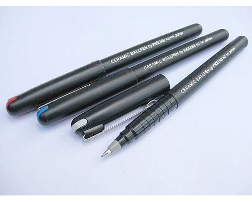 Ручка керамическая Kyocera, черная (одноразовая) KC-1A Ceramic ballpoint pen