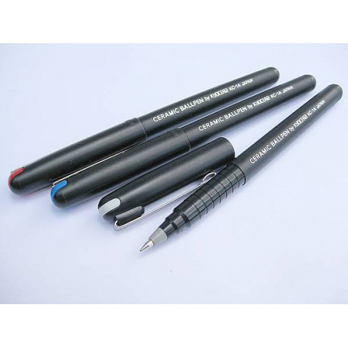 Ручка керамическая Kyocera, черная (одноразовая) KC-1A Ceramic ballpoint pen