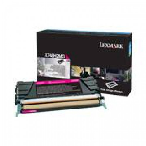 Картридж Lexmark высокой емкости с пурпурным тонером X748 (10) X748de/X748deStatoil/X748dewithtotal5yearswarranty/X748dte