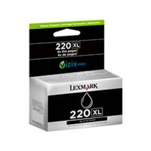 Картридж Lexmark черный высокой емкости для струйного принтера №220XL