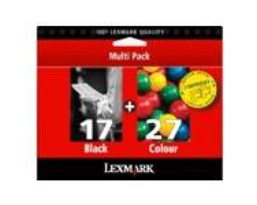 Картриджи Lexmark Двойная упаковка № 17  (10NX217 X 2), черный для Z13/Z23/Z25/Z33/Z35/Z605/Z612/X