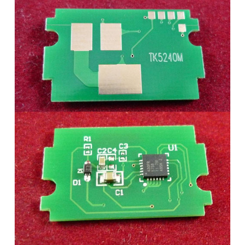 Чип для Kyocera Ecosys P5026cdn/M5526cdn (TK-5240M) Magenta 3K (ELP Imaging?)