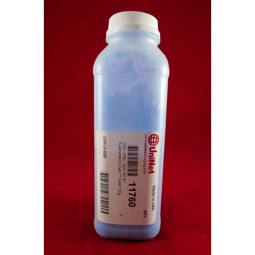 Тонер для картриджей C9701A Cyan (фл. 130г) X-generation Uninet