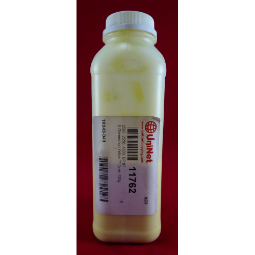 Тонер для картриджей C9702A Yellow (фл. 130г) X-generation Uninet