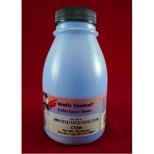Тонер для картриджей CB541A/CE321A/CF211A Cyan (фл. 40г) SC