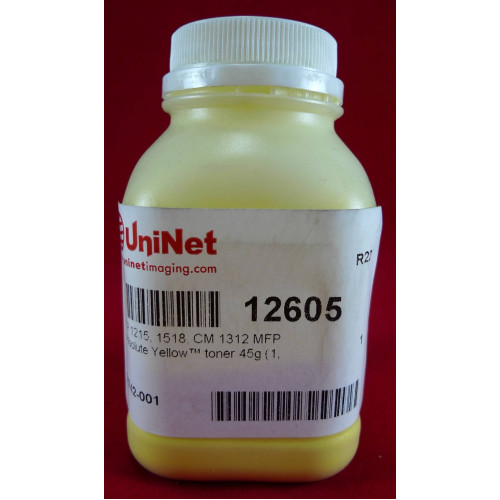 Тонер для картриджей CB542A/CE322A/CF212A Yellow (фл 45г) 1.4K Uninet