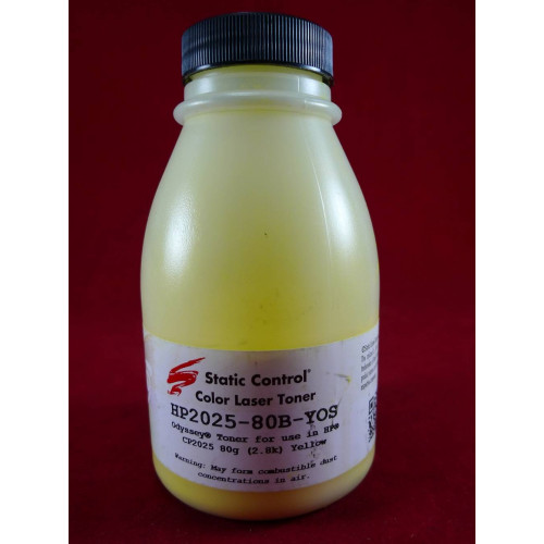 Тонер для картриджей CC532A Yellow (фл. 80г) SC