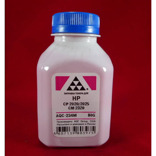 Тонер для картриджей CC533A/CE413A Magenta (фл. 80г) AQC фас. Россия