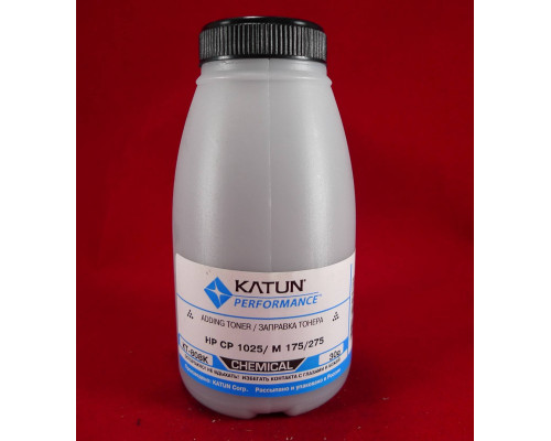 Тонер для картриджей CE310A Black, химический (фл. 30г) Katun фас. Россия