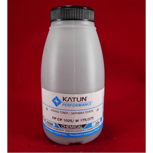 Тонер для картриджей CE310A Black, химический (фл. 30г) Katun фас. Россия