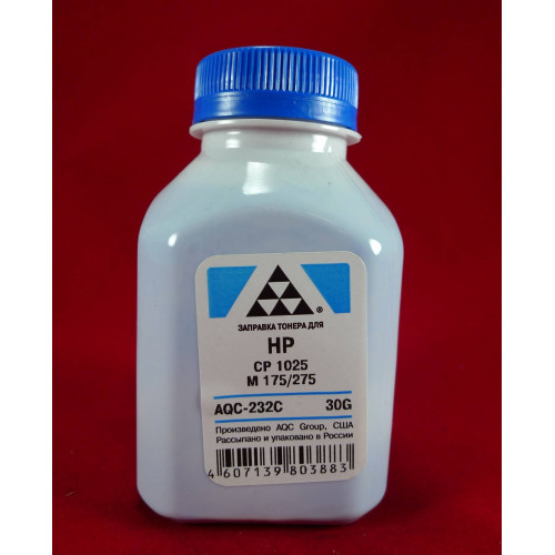 Тонер для картриджей CE311A Cyan (фл. 30г) AQC фас. Россия