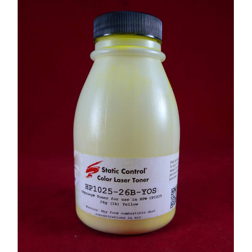 Тонер для картриджей CE312A yellow (фл. 26г) Odyssey SC