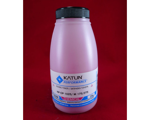 Тонер для картриджей CE313A Magenta, химический (фл. 25г) Katun фас. Россия