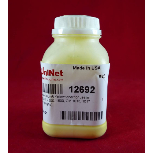 Тонер для картриджей Q6002A Yellow (фл. 75г) X-generation 2K  Uninet