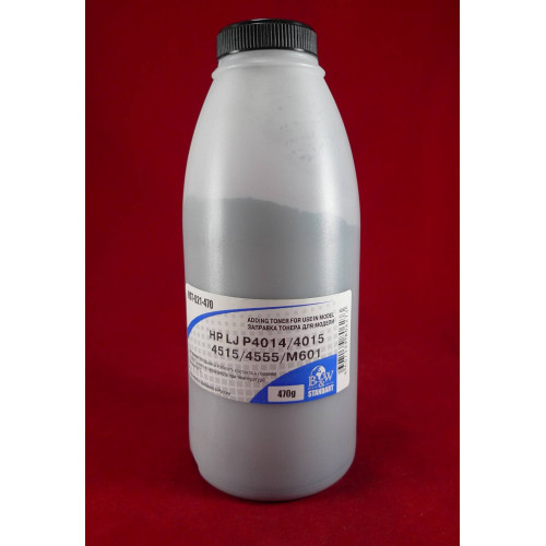 Тонер для картриджей CC364A/CE390A/CF214A (фл. 470г) B&W Standart фас. Россия