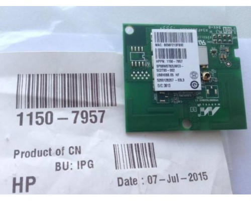 Плата Wi-Fi HP LJ M127fw/M201dw/M435nw/M521dw/CLJ M177dw (1150-7957) OEM