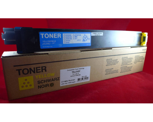 Тонер Konica-Minolta bizhub C250/252 yellow TN-210Y (туба 260г) (ELP Imaging?)