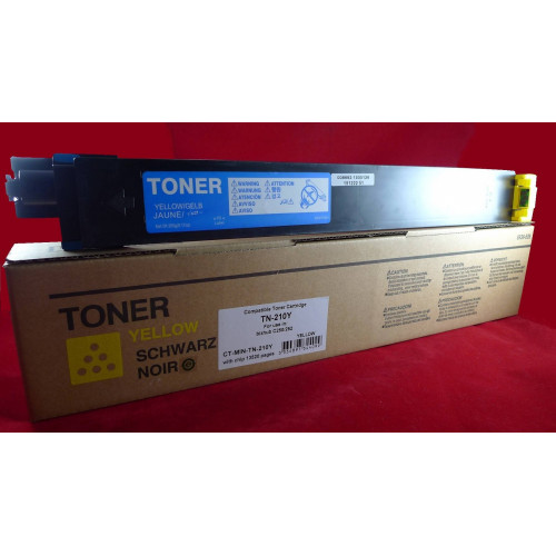 Тонер Konica-Minolta bizhub C250/252 yellow TN-210Y (туба 260г) (ELP Imaging?)