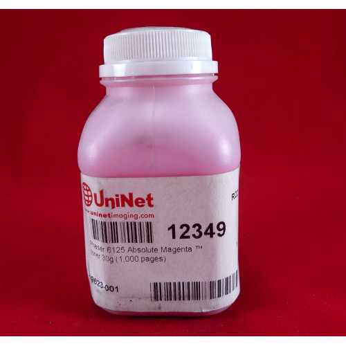 Тонер XEROX Phaser 6125 Magenta (фл. 30г) 1K Uninet