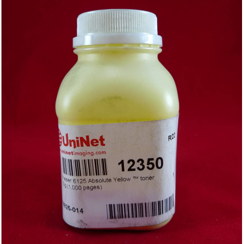 Тонер XEROX Phaser 6125 Yellow (фл. 30г) 1K Uninet