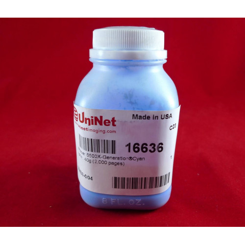 Тонер XEROX Phaser 6500/WC 6505 Cyan (фл. 40г) X-Generation 2.5K Uninet